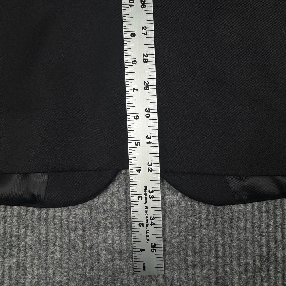 Sisley Sport Coat Blazer Mens 44R Black Wool Made Italy Quiet Luxury Tailored - Picture 10 of 12